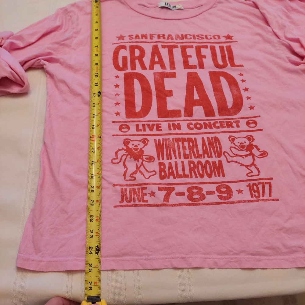 Anthropologie Pink Grateful Dead Long Sleeve Tee - Picture 8 of 11